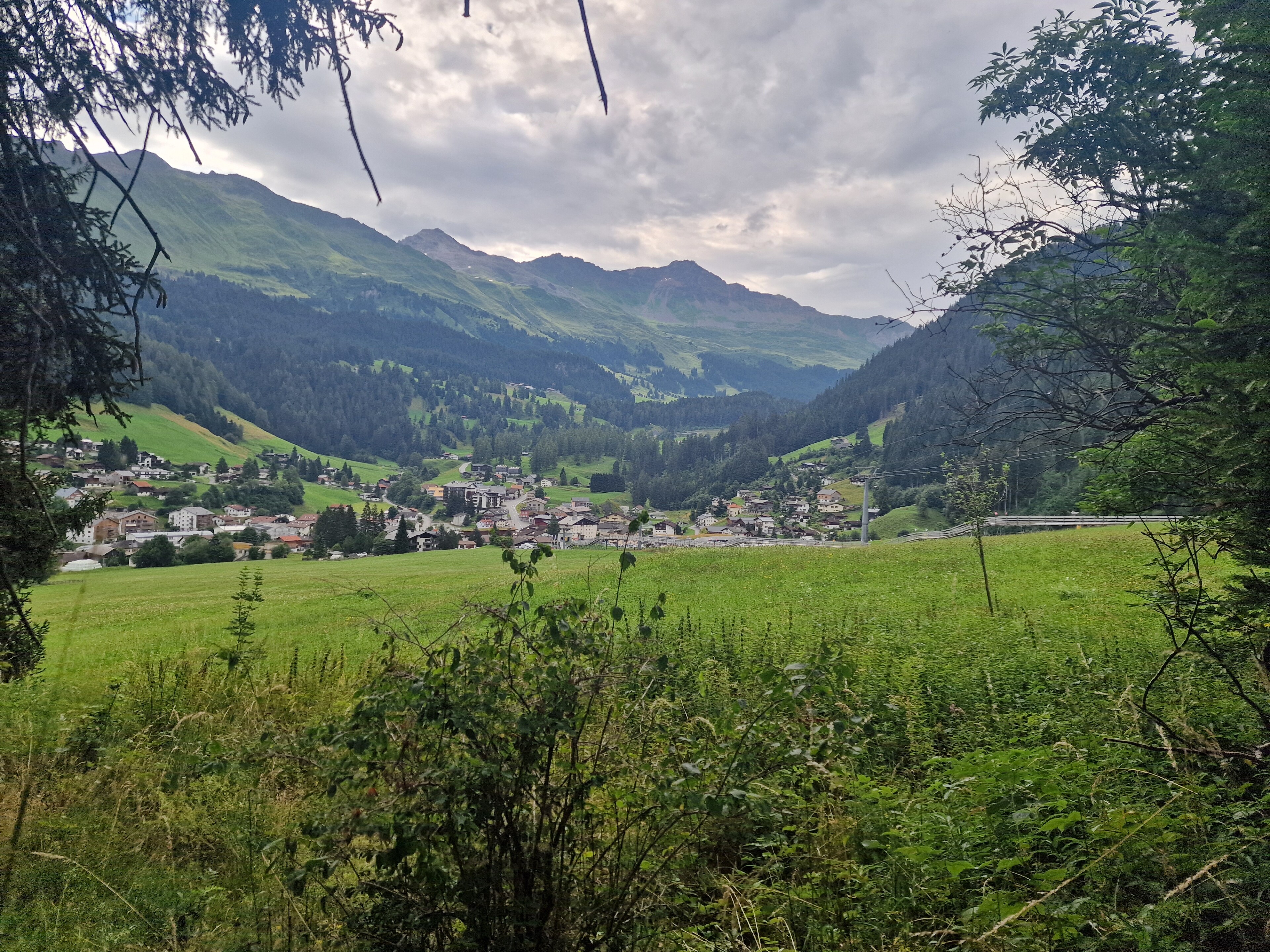 Aussicht vom Partyplatz